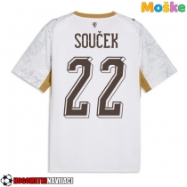 Moške Nogometnih dresov Češka Tomas Soucek #22 Gostujoči SP 2026 Kratki rokavi